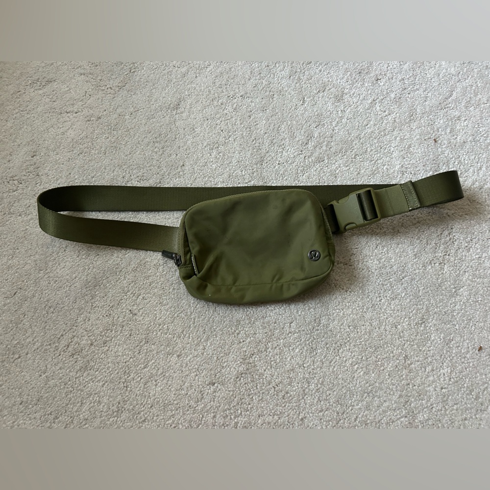 Lululemon Dark Olive Belt Bag